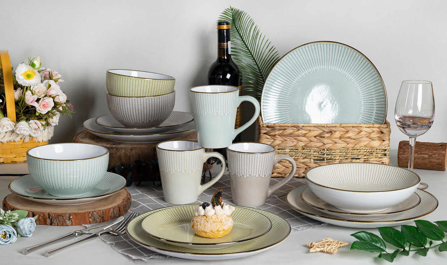 Elegant Ceramic Dinnerware Sets for everyday use,Stylish Tableware for Every Occasion