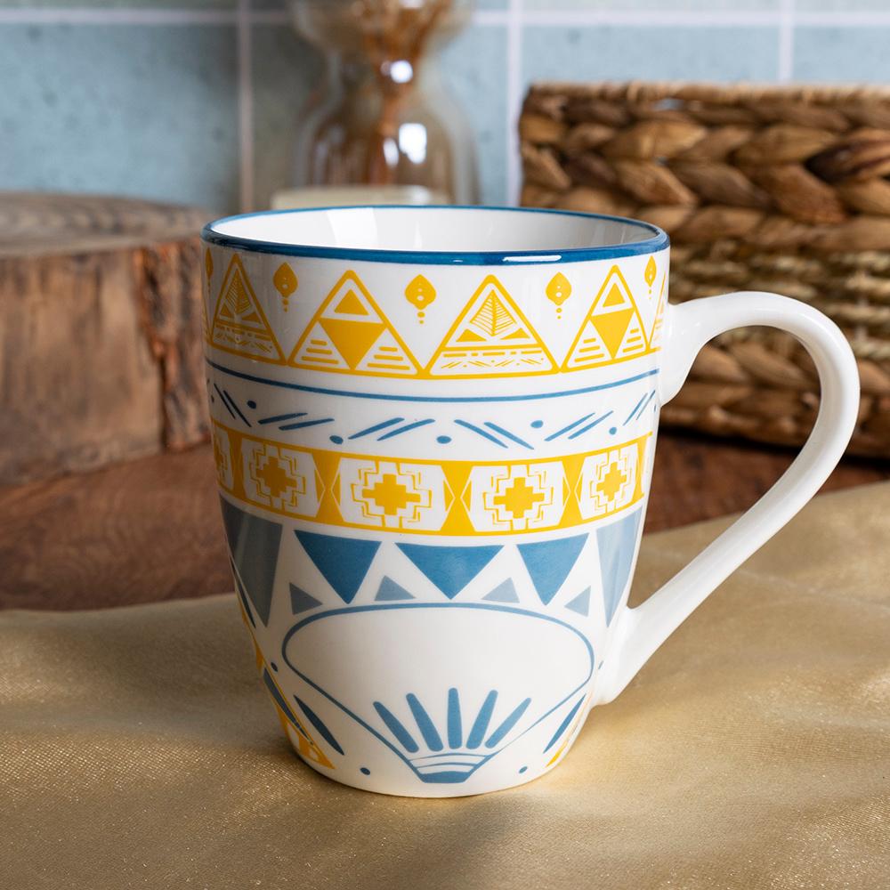 Bohemian Ceramic Dinnerware Set – 16-Piece Collection