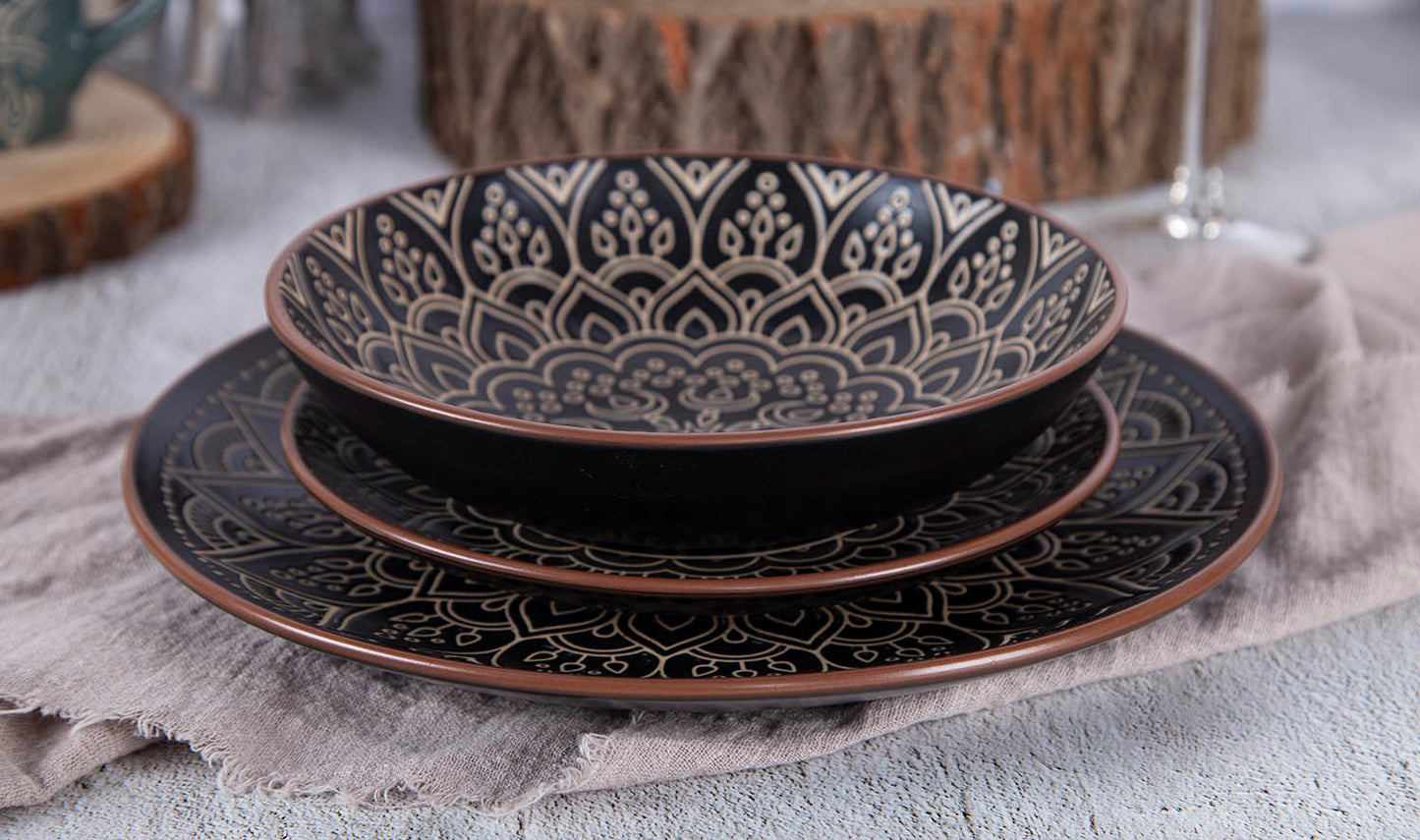 Mandala print vintage tableware | Item NO.: 1C-012