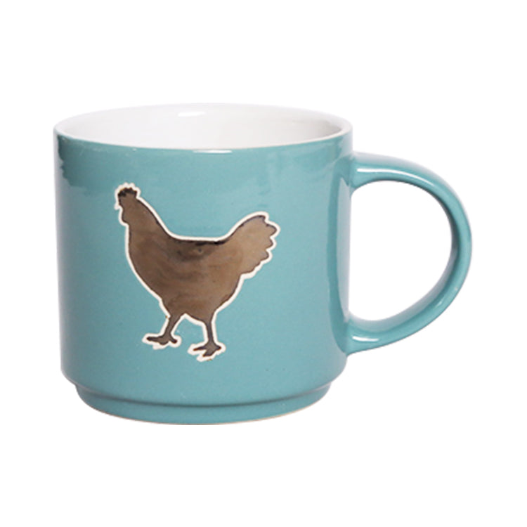 Color Coffee Mugs with Animals | Item NO.: 3A-034-SC