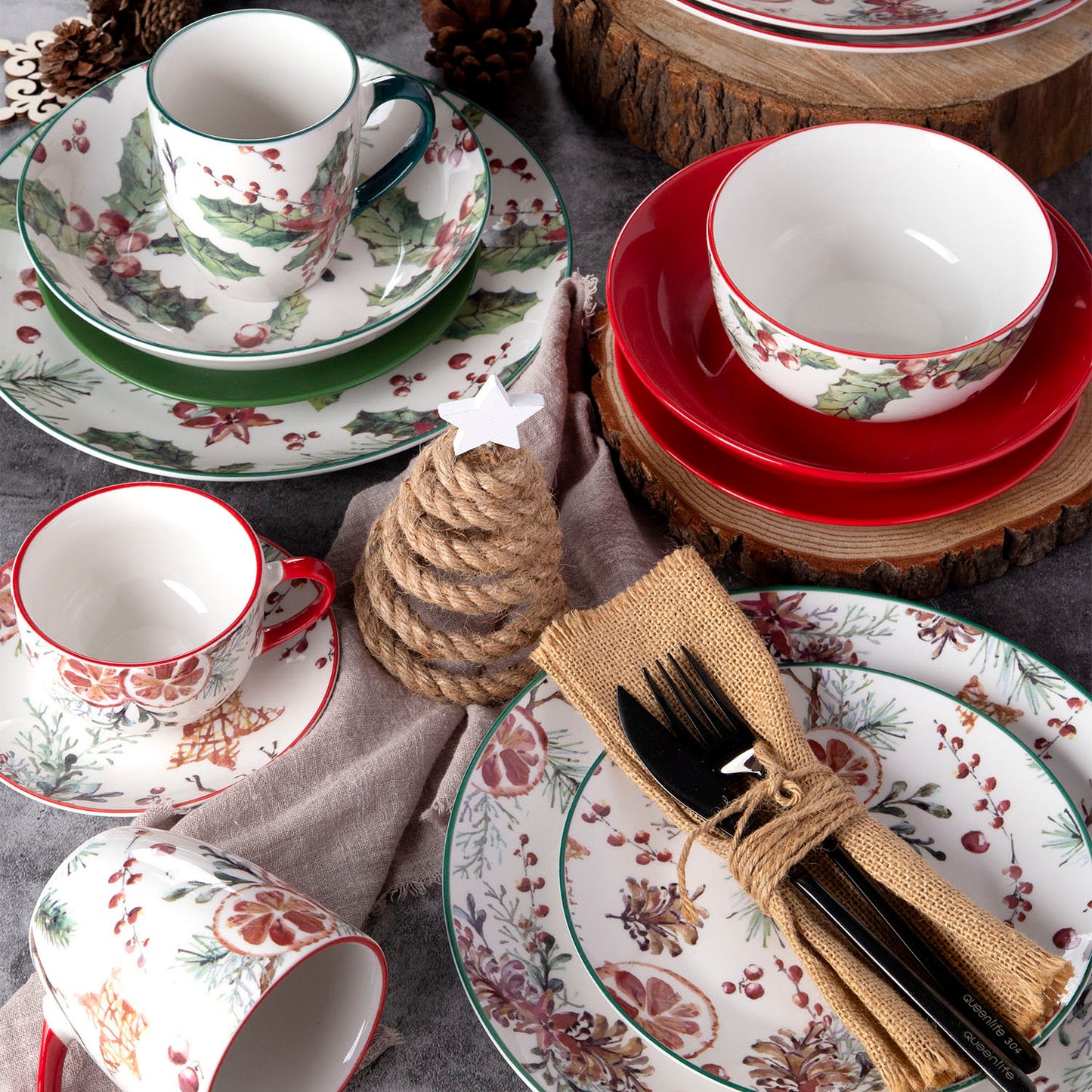 Christmas hot-selling tableware | Item NO.: 33B-028