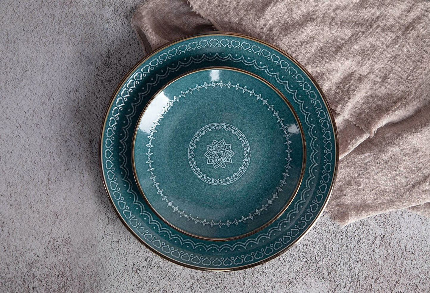 Mandala pattern ceramic tableware | Item NO.: 43C-019