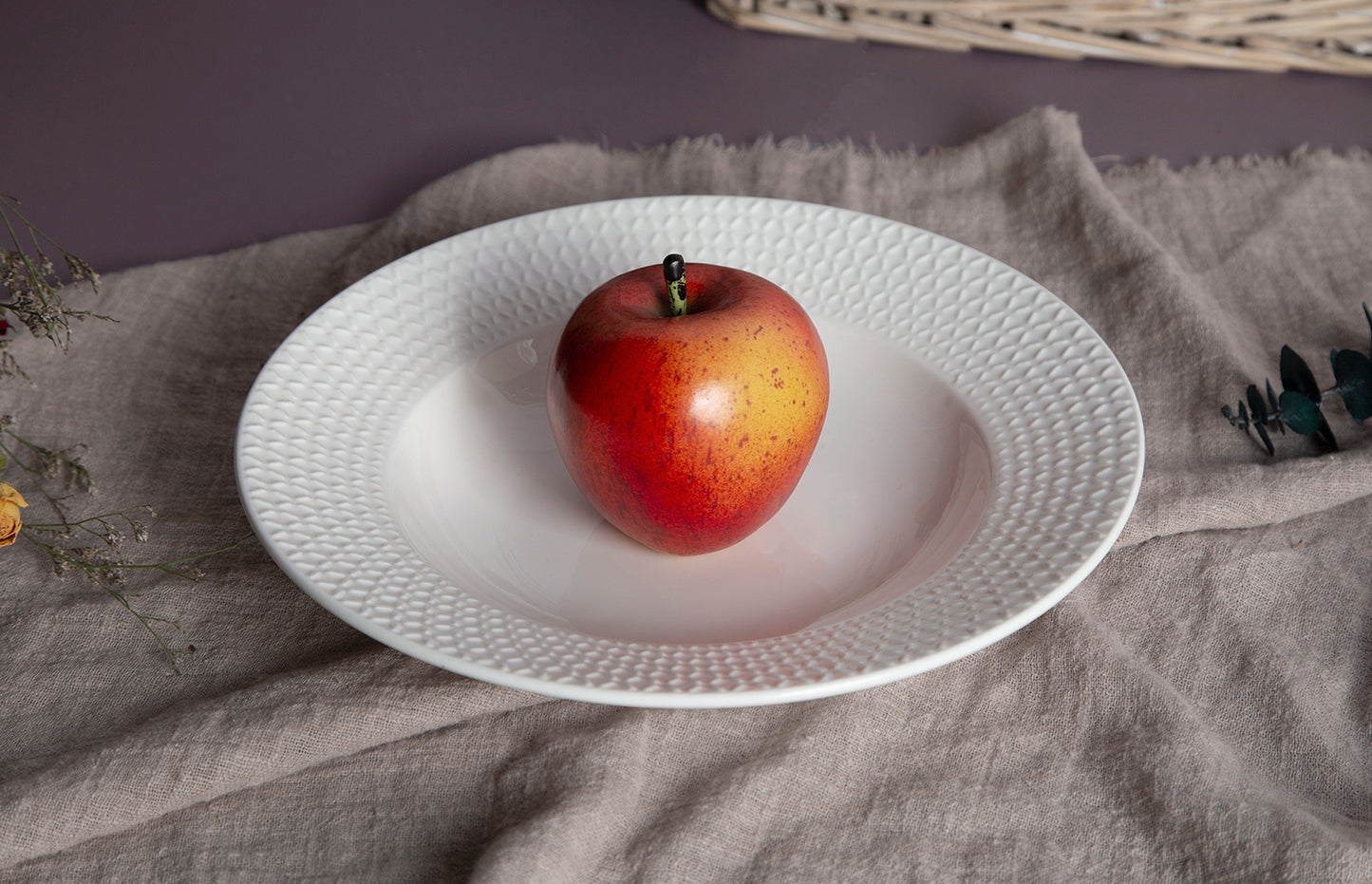 Geometry Embossed Dinner Set | Item NO.: 490D-001