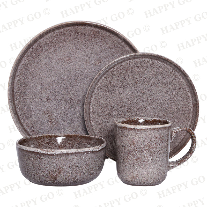 Reactive Glazed Ceramic Dinnerware Set | Item NO.: 92A-009