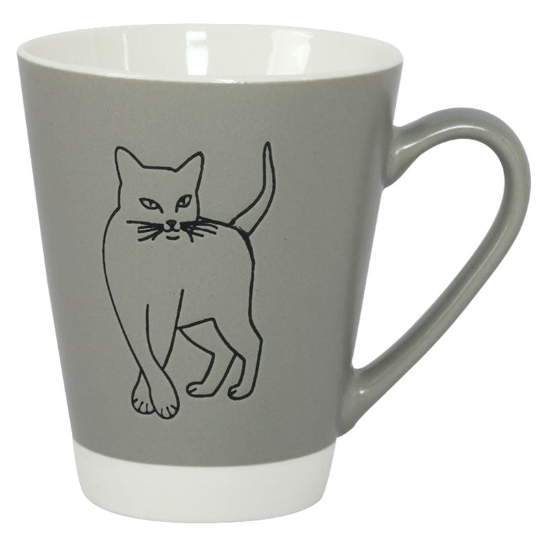 Sketched cat bowls, mugs and cups | Item NO.: 93C-031