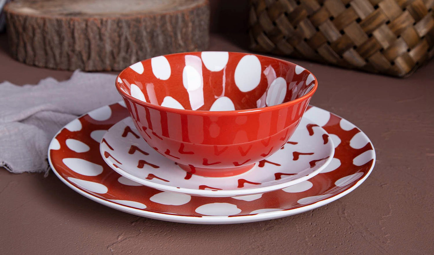 Colorful geometric pop style ceramic tableware | Item NO.: 96C-026