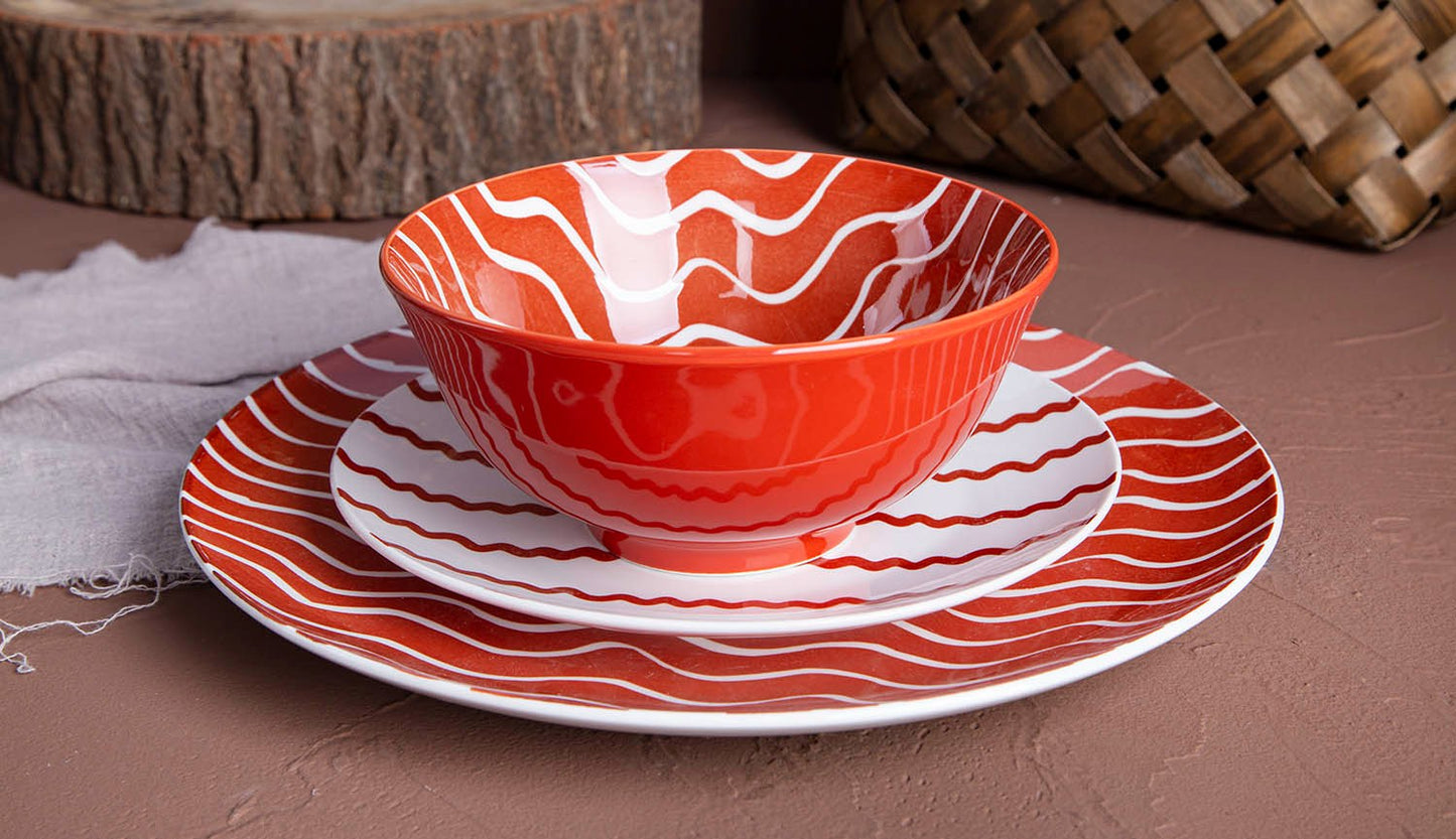 Colorful geometric pop style ceramic tableware | Item NO.: 96C-026