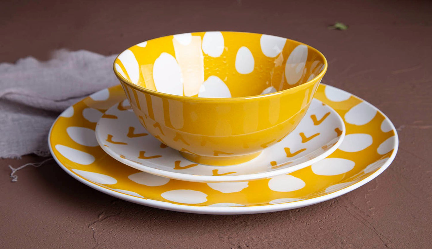 Colorful geometric pop style ceramic tableware | Item NO.: 96C-026