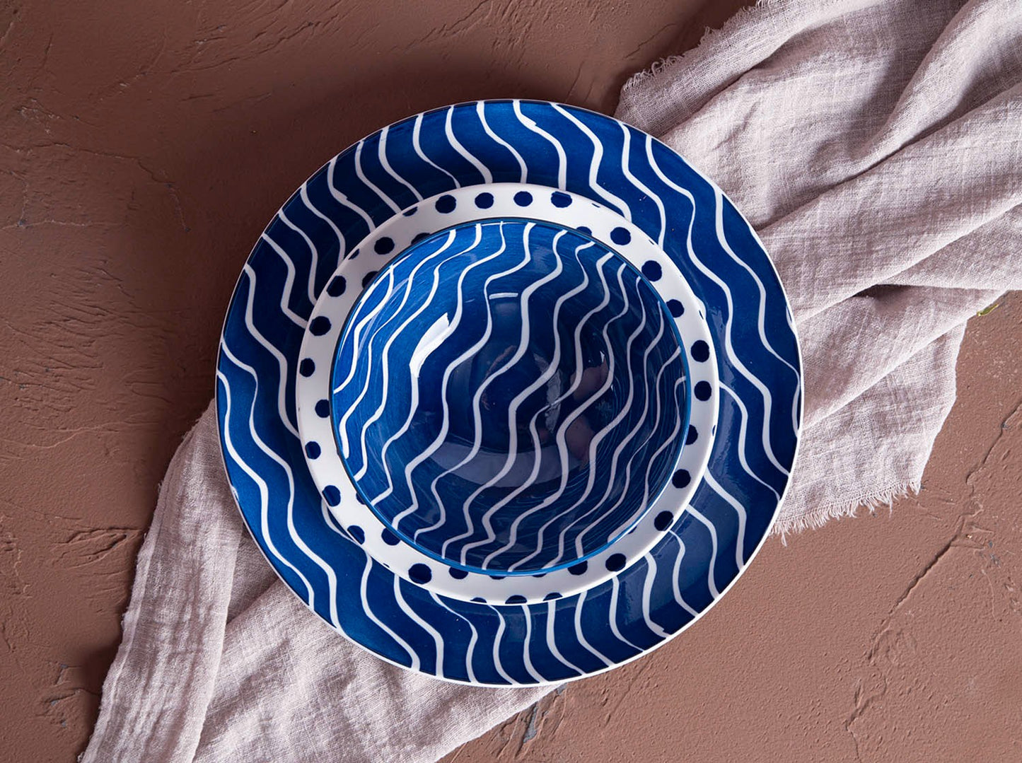 Colorful geometric pop style ceramic tableware | Item NO.: 96C-026