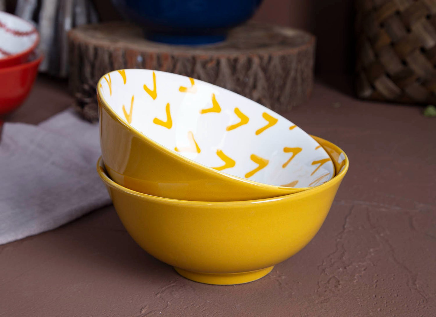 Colorful geometric pop style ceramic tableware | Item NO.: 96C-026