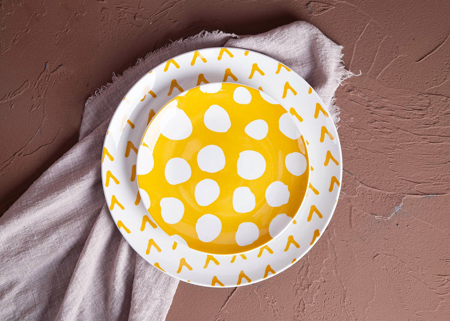 Colorful geometric pop style ceramic tableware | Item NO.: 96C-026