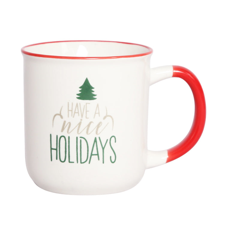 Silk Screen Christmas Mugs | Item NO.: 86A-004