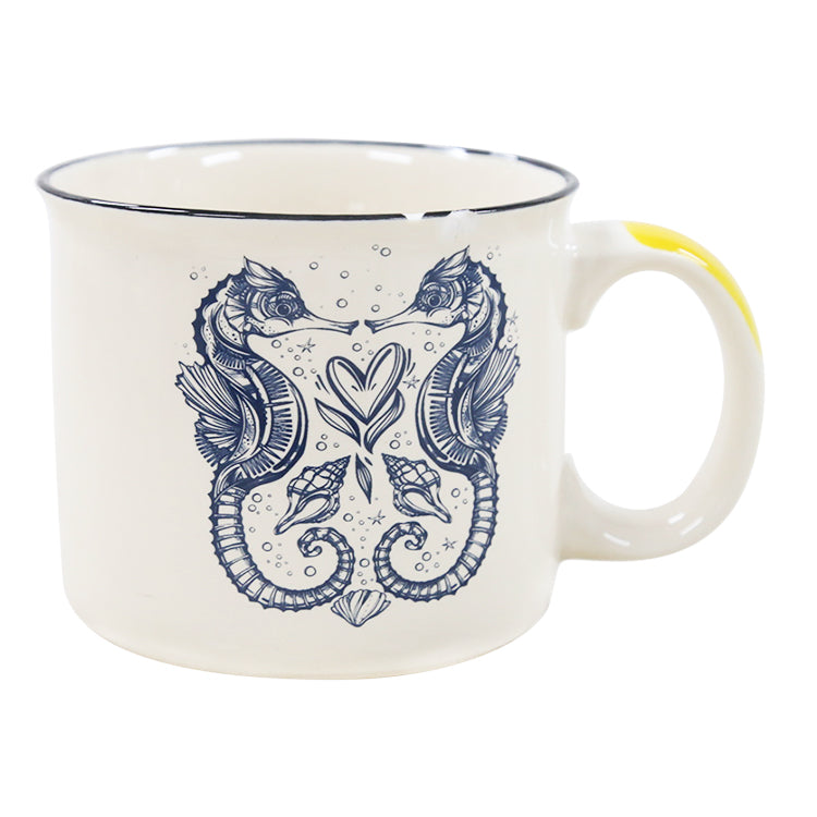 Ocean theme milk coffee cup | Item NO.: 149A-012-M