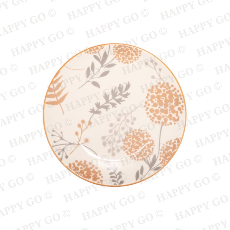 Pad Printing Plant Ceramic Dinnerware Set  | Item NO.: HG8-DE143