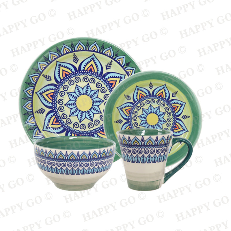 Ceramic Decal Dinner Set | Item NO.: HG8-DE144-16