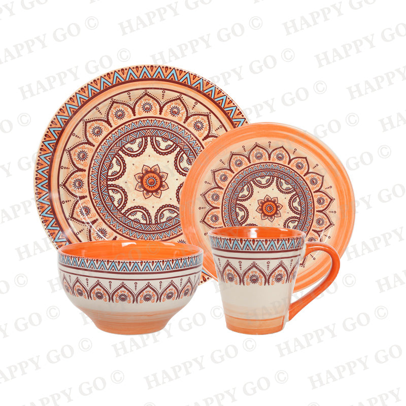 Ceramic Decal Dinner Set | Item NO.: HG8-DE144-16