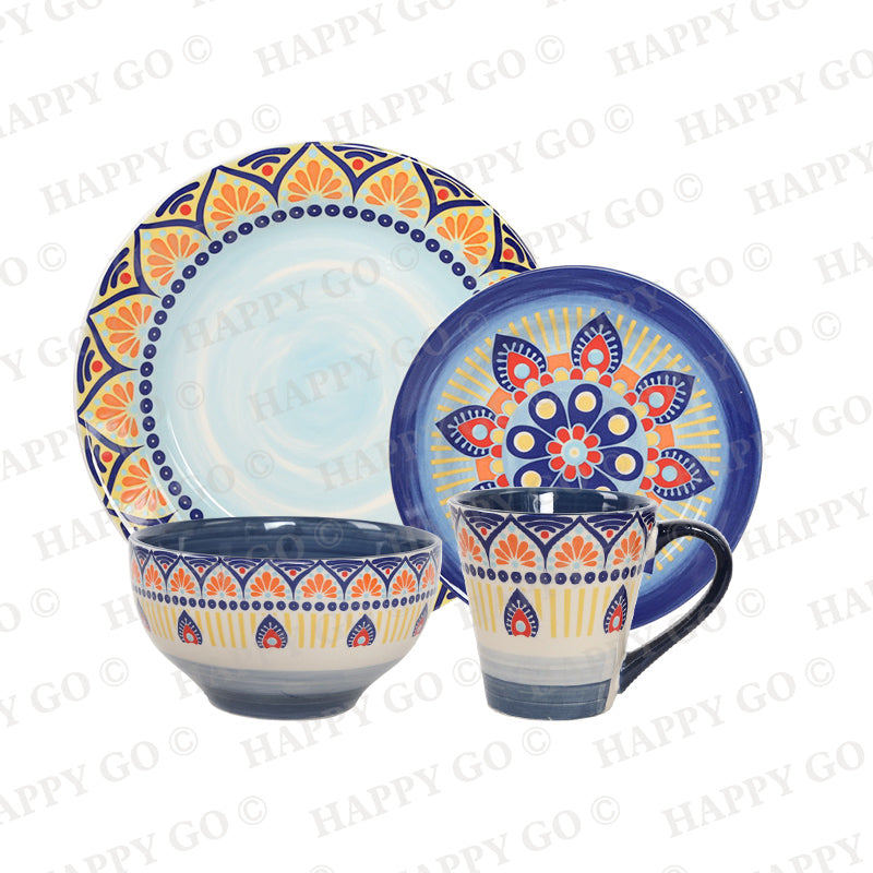 Ceramic Decal Dinner Set | Item NO.: HG8-DE144-16