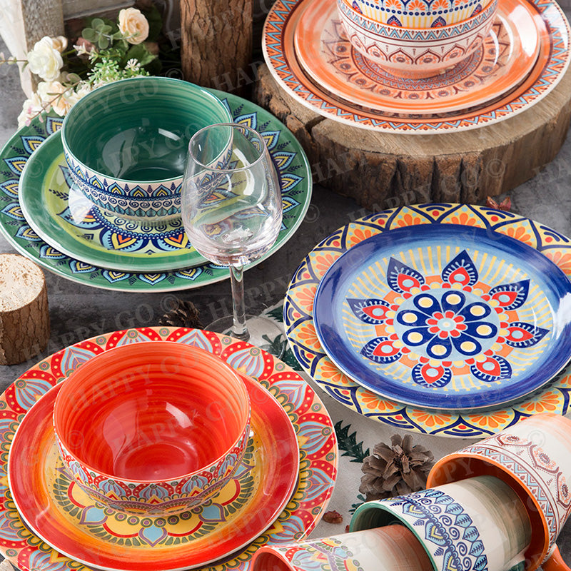 Ceramic Decal Dinner Set | Item NO.: HG8-DE144-16