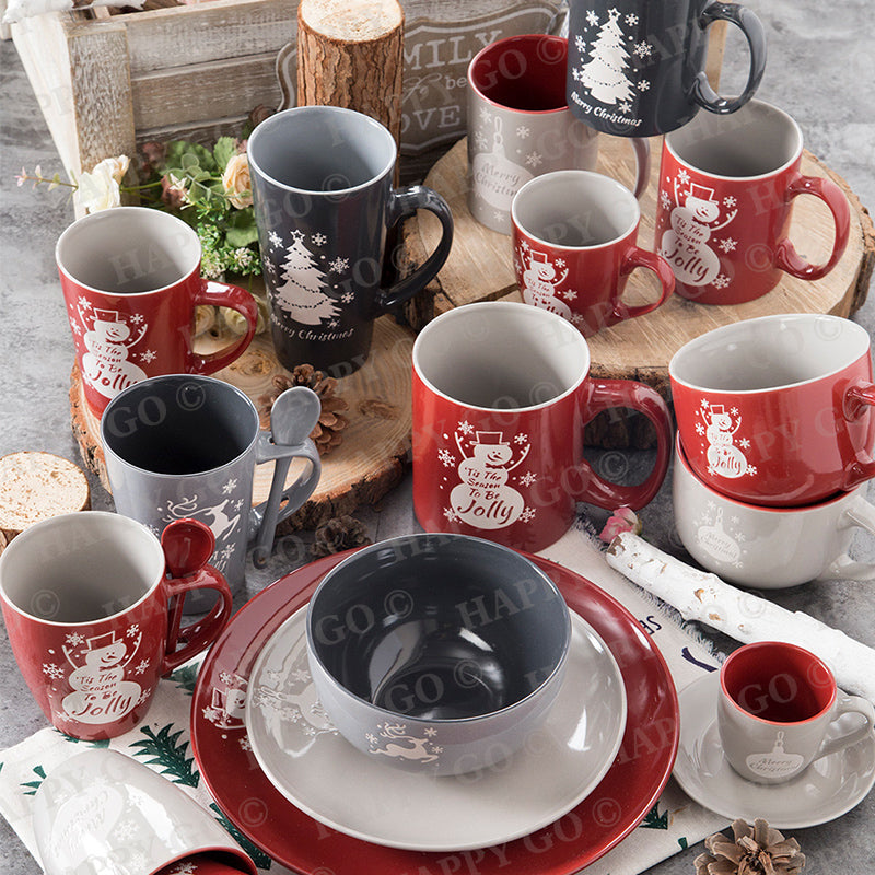 Christmas Stoneware Dinner Set | Item NO.: HG86-255