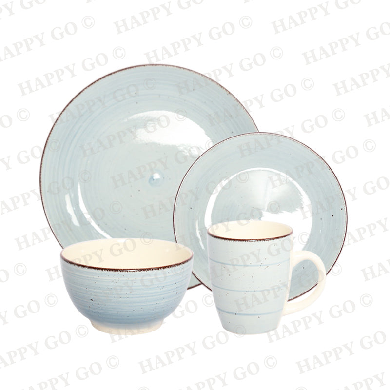 Handpainted stoneware dinner set | Item NO.: HG87-SH13