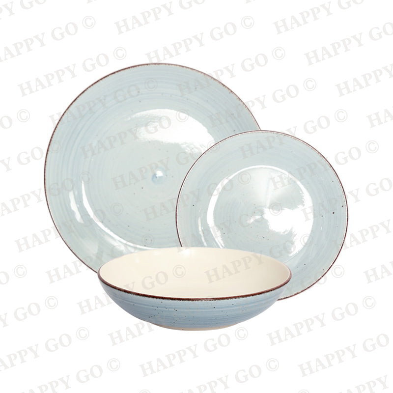 Handpainted stoneware dinner set | Item NO.: HG87-SH13