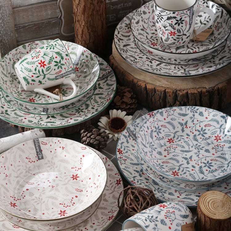 Christmas Theme Porcelain Dinnerware Sets | Item NO.: HG96-25