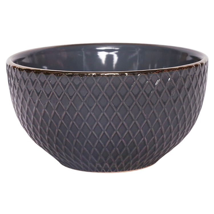 Ceramic Embossed Fruit and Salad Bowl | Item NO.: 3A-031A-B