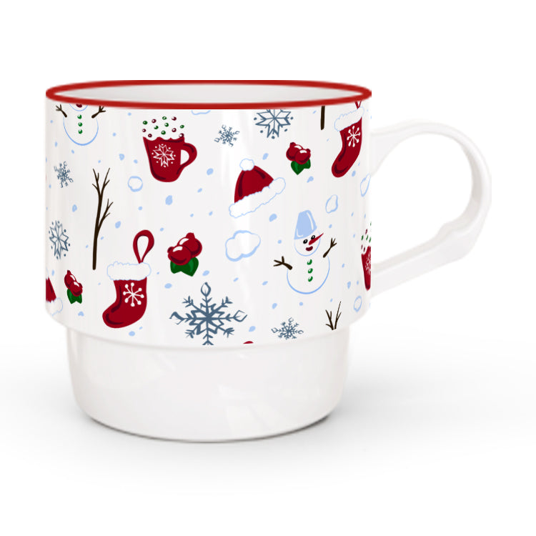 New Bone China Decal Mug for Christmas | Item NO.: 200A-019