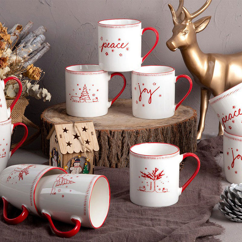 Classic Christmas red dinnerware set | ltem NO.: 41C-028