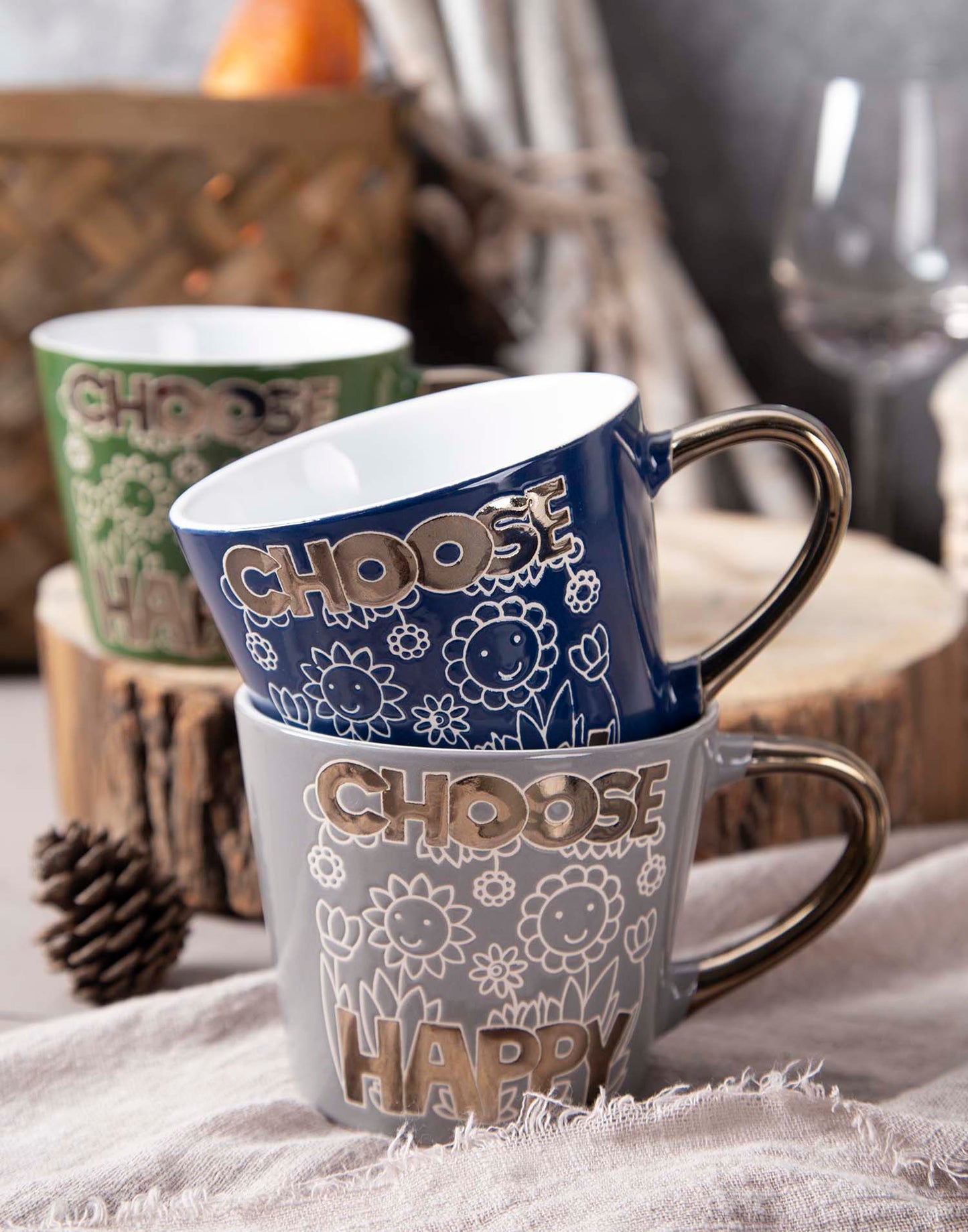 Coloring Christmas themed tableware | Item NO.: HG33-YH19-16