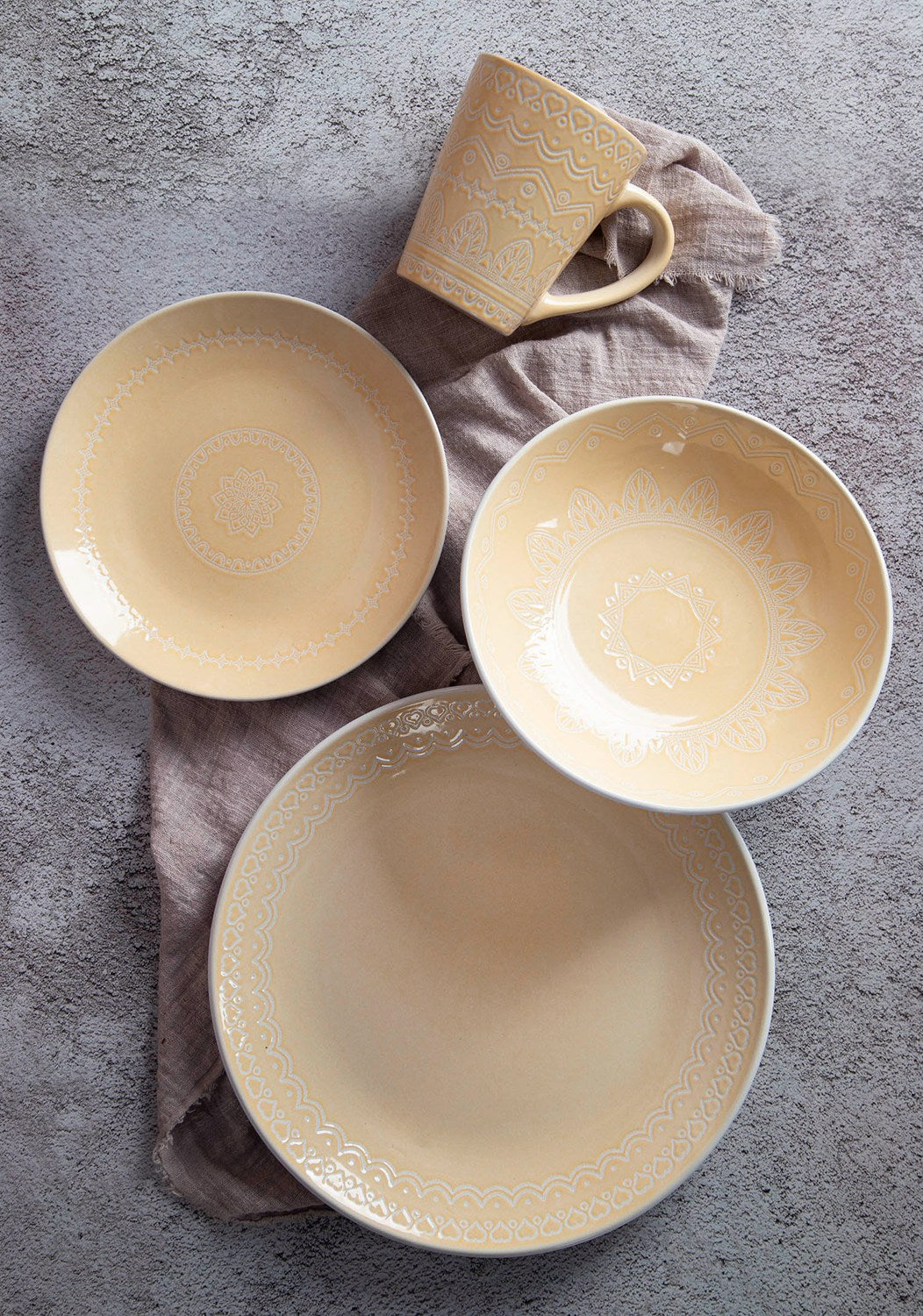 Mandala pattern ceramic tableware | Item NO.: 43C-019