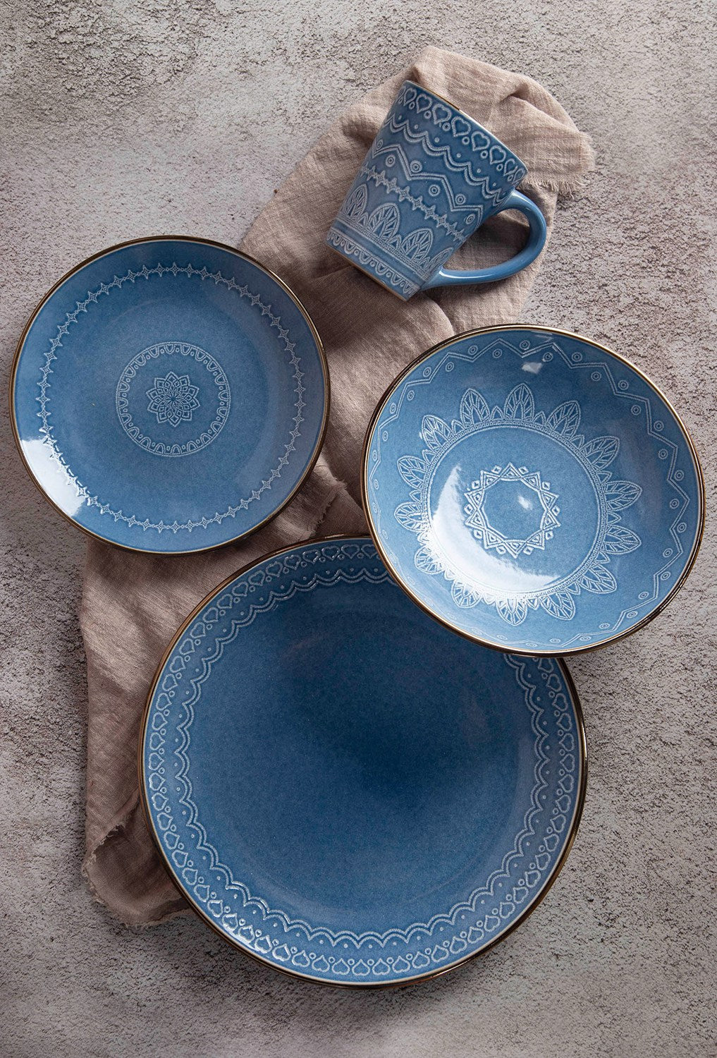 Mandala pattern ceramic tableware | Item NO.: 43C-019