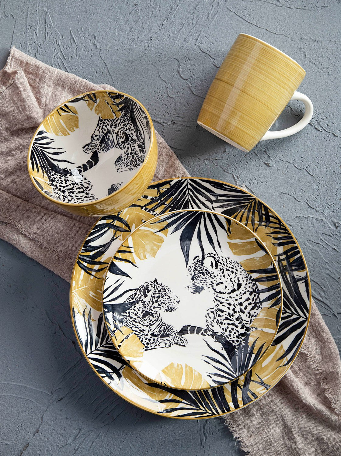 Tropical dishes outlet set