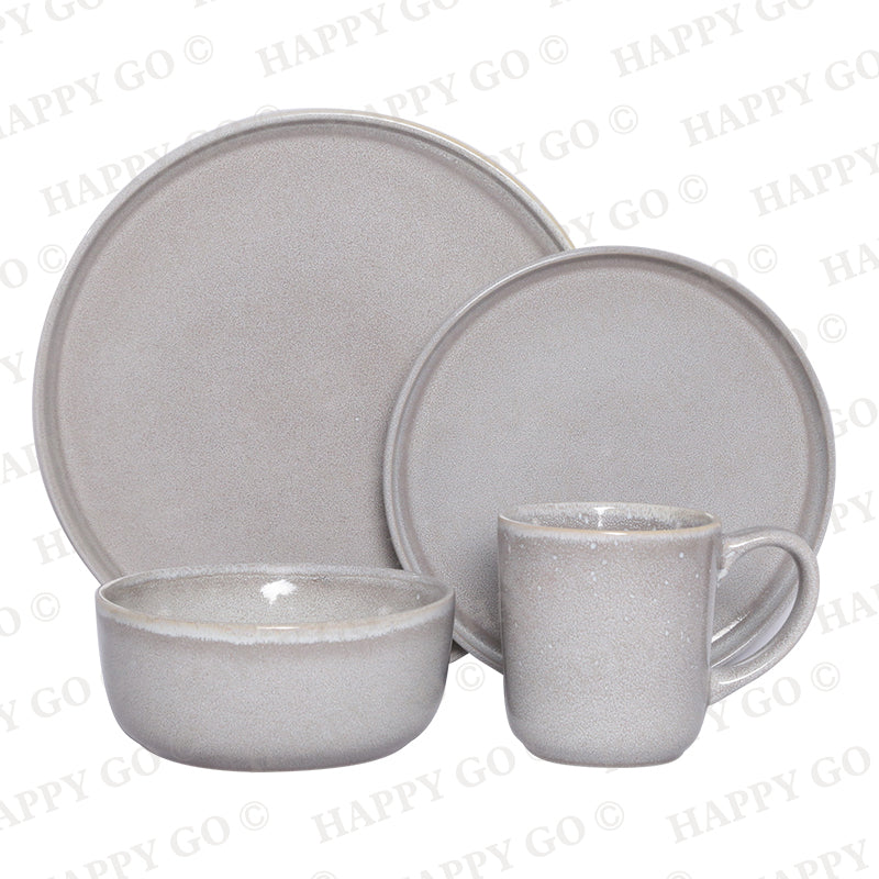 Reactive Glazed Ceramic Dinnerware Set | Item NO.: 92A-009