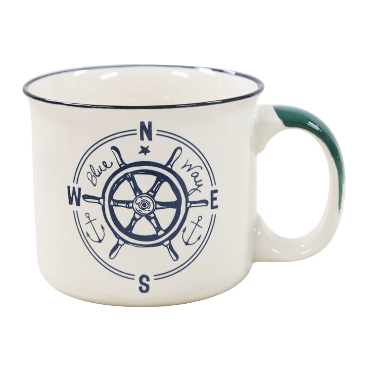 Ocean theme milk coffee cup | Item NO.: 149A-012-M