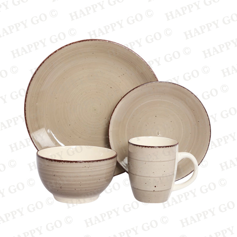 Handpainted stoneware dinner set | Item NO.: HG87-SH13