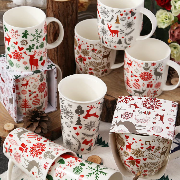 Christmas Ceramic Cup | Item NO.: HG41-149-162