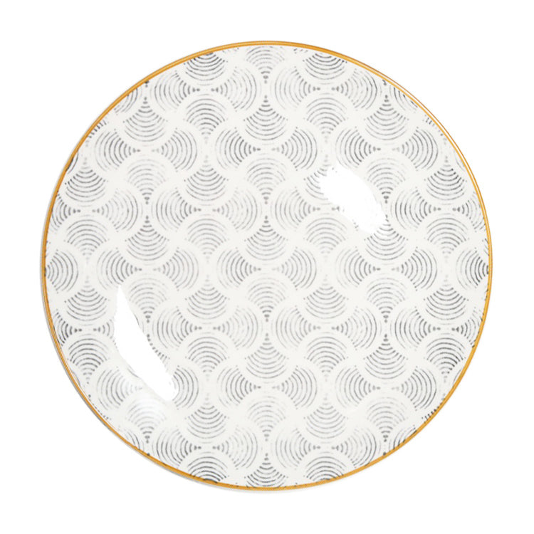 Pad Printing Ceramic tableware plate | Item NO.: HG33-YH28-D