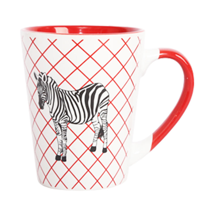 Animal pattern geometric texture cup | Item NO.: 124A-001A-705